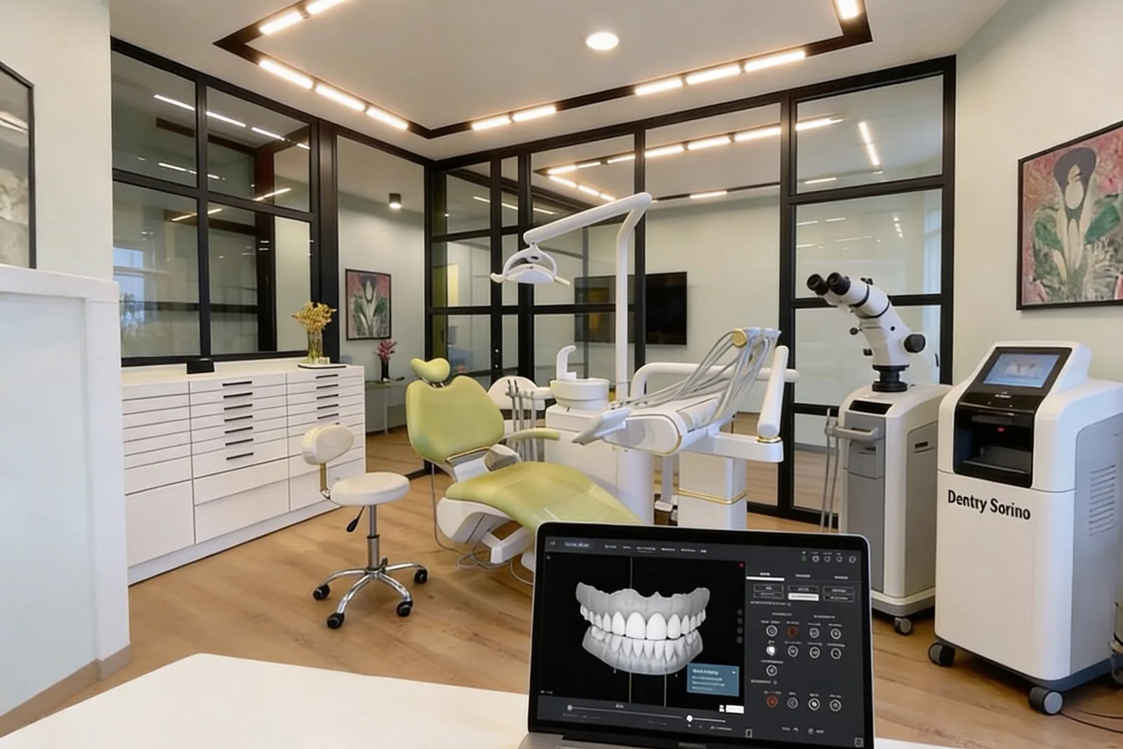 The clinic at Mineers Smile Center today